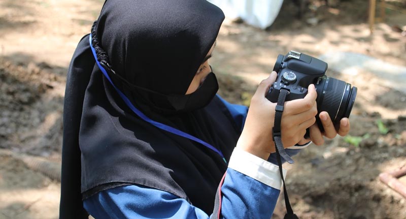 Siswa SMK Saat Mengikuti Prakerin Dinkominfo Blora