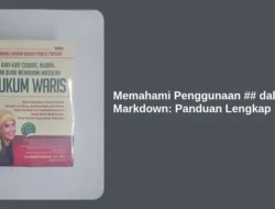 Memahami Penggunaan ## dalam Markdown: Panduan Lengkap