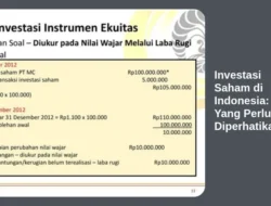 Investasi Saham di Indonesia: Apa Yang Perlu Diperhatikan?
