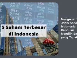 Mengenal Jenis-Jenis Saham di Indonesia: Panduan Memilih Saham yang Tepat