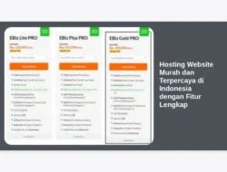 Hosting Website Murah dan Terpercaya di Indonesia dengan Fitur Lengkap