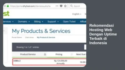 Rekomendasi Hosting Web Dengan Uptime Terbaik di Indonesia
