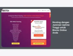 Hosting dengan Jaminan Uptime Tinggi untuk Bisnis Online Anda