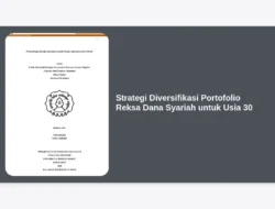 Strategi Diversifikasi Portofolio Reksa Dana Syariah untuk Usia 30
