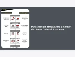 Perbandingan Harga Emas Batangan dan Emas Online di Indonesia