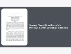 Strategi Diversifikasi Portofolio Investasi Saham Syariah di Indonesia
