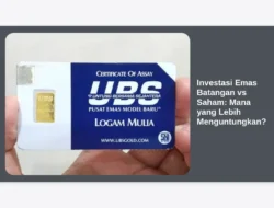 Investasi Emas Batangan vs Saham: Mana yang Lebih Menguntungkan?