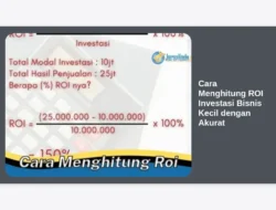 Cara Menghitung ROI Investasi Bisnis Kecil dengan Akurat