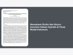 Memahami Risiko dan Return Investasi Saham Syariah di Pasar Modal Indonesia