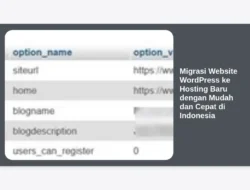 Migrasi Website WordPress ke Hosting Baru dengan Mudah dan Cepat di Indonesia