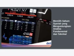 Memilih Saham Syariah yang Menguntungkan: Analisa Fundamental dan Teknikal