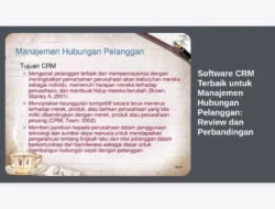Software CRM Terbaik untuk Manajemen Hubungan Pelanggan: Review dan Perbandingan