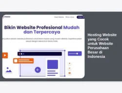 Hosting Website yang Cocok untuk Website Perusahaan Besar di Indonesia