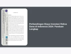Perbandingan Biaya Investasi Reksa Dana di Indonesia 2024: Panduan Lengkap