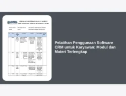 Pelatihan Penggunaan Software CRM untuk Karyawan: Modul dan Materi Terlengkap