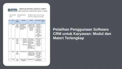 Pelatihan Penggunaan Software CRM untuk Karyawan: Modul dan Materi Terlengkap