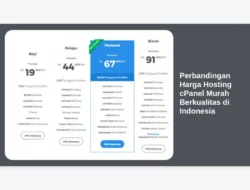 Perbandingan Harga Hosting cPanel Murah Berkualitas di Indonesia