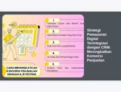 Strategi Pemasaran Digital Terintegrasi dengan CRM: Meningkatkan Konversi Penjualan
