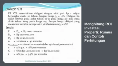 Menghitung ROI Investasi Properti: Rumus dan Contoh Perhitungan