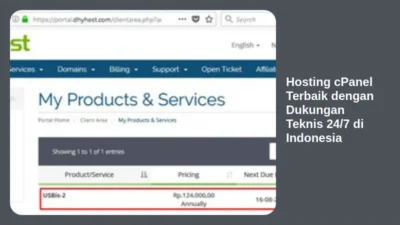 Hosting cPanel Terbaik dengan Dukungan Teknis 24/7 di Indonesia