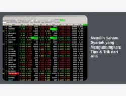 Memilih Saham Syariah yang Menguntungkan: Tips & Trik dari Ahli