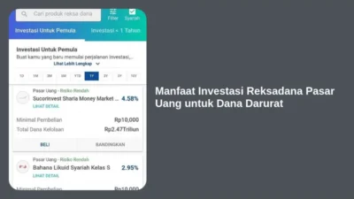 Manfaat Investasi Reksadana Pasar Uang untuk Dana Darurat