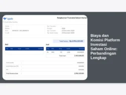 Biaya dan Komisi Platform Investasi Saham Online: Perbandingan Lengkap