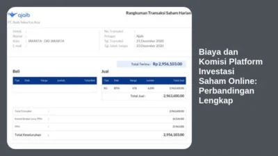 Biaya dan Komisi Platform Investasi Saham Online: Perbandingan Lengkap