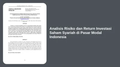 Analisis Risiko dan Return Investasi Saham Syariah di Pasar Modal Indonesia