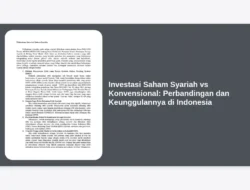 Investasi Saham Syariah vs Konvensional: Perbandingan dan Keunggulannya di Indonesia