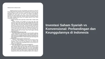 Investasi Saham Syariah vs Konvensional: Perbandingan dan Keunggulannya di Indonesia