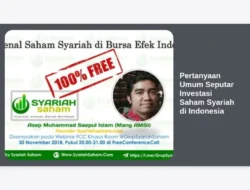 Pertanyaan Umum Seputar Investasi Saham Syariah di Indonesia