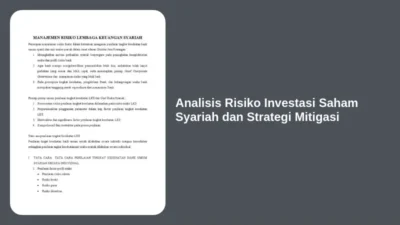 Analisis Risiko Investasi Saham Syariah dan Strategi Mitigasi
