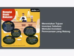 Menentukan Tujuan Investasi Sebelum Memulai Investasi: Perencanaan yang Matang