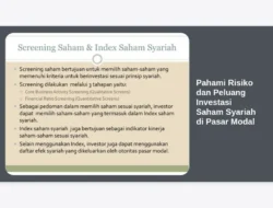 Pahami Risiko dan Peluang Investasi Saham Syariah di Pasar Modal