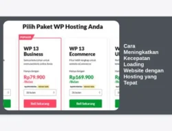 Cara Meningkatkan Kecepatan Loading Website dengan Hosting yang Tepat