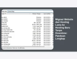 Migrasi Website dari Hosting Lama ke Hosting Baru Tanpa Downtime: Panduan Lengkap