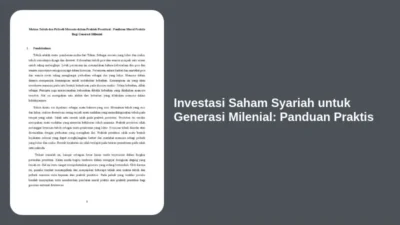 Investasi Saham Syariah untuk Generasi Milenial: Panduan Praktis