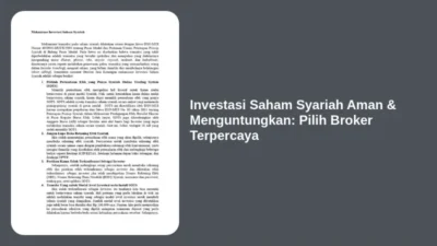 Investasi Saham Syariah Aman & Menguntungkan: Pilih Broker Terpercaya