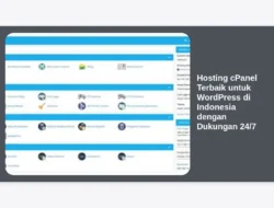 Hosting cPanel Terbaik untuk WordPress di Indonesia dengan Dukungan 24/7