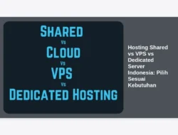 Hosting Shared vs VPS vs Dedicated Server Indonesia: Pilih Sesuai Kebutuhan