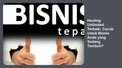 Hosting Unlimited Terbaik: Cocok untuk Bisnis Anda yang Sedang Tumbuh?