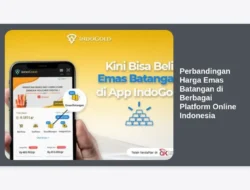 Perbandingan Harga Emas Batangan di Berbagai Platform Online Indonesia