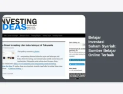 Belajar Investasi Saham Syariah: Sumber Belajar Online Terbaik