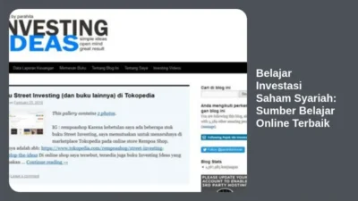 Belajar Investasi Saham Syariah: Sumber Belajar Online Terbaik