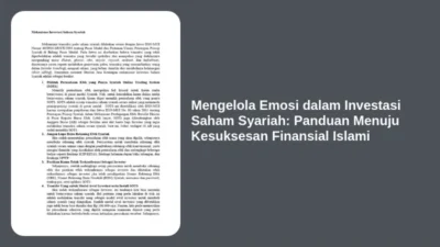 Mengelola Emosi dalam Investasi Saham Syariah: Panduan Menuju Kesuksesan Finansial Islami