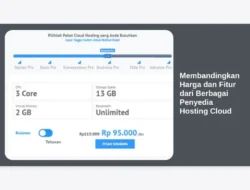 Membandingkan Harga dan Fitur dari Berbagai Penyedia Hosting Cloud