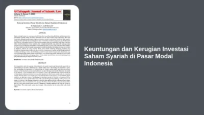 Keuntungan dan Kerugian Investasi Saham Syariah di Pasar Modal Indonesia