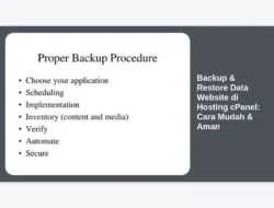 Backup & Restore Data Website di Hosting cPanel: Cara Mudah & Aman