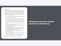 Mengenal Jenis-jenis Saham Syariah dan Potensinya